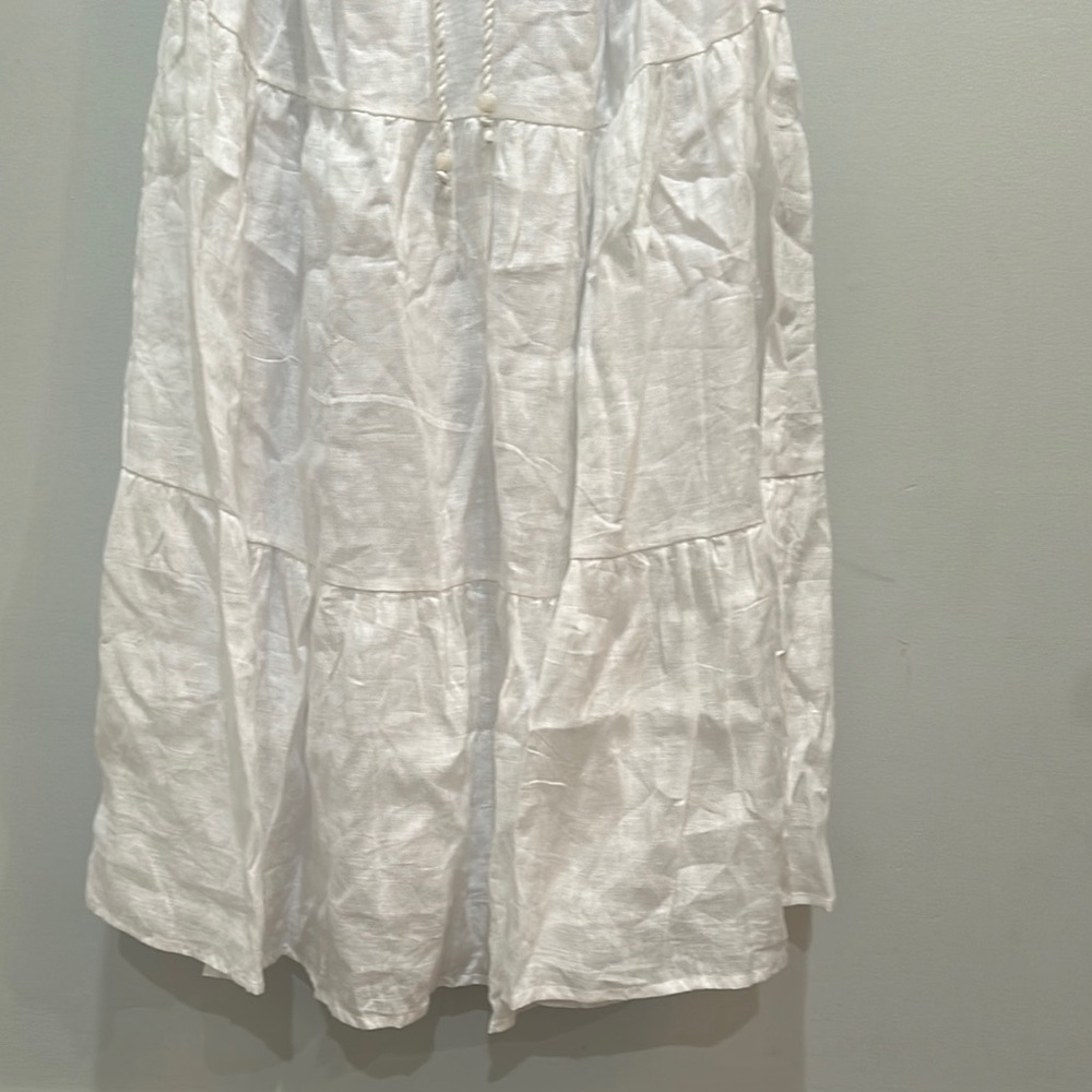 Faithfull the Brand White Puff Sleeve Sundress - Picture 8 of 11